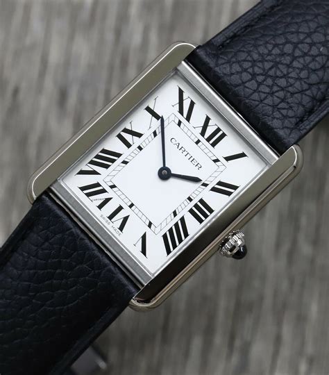 new cartier tank watch|cartier tank solo large.